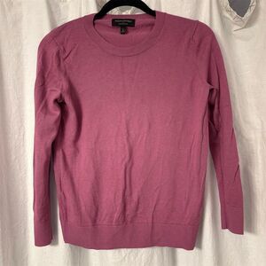 Banana Republic Factory Women's Purple Crew Neck Sweater Size M Petite